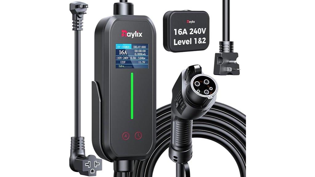 16a level 1 2 ev charger