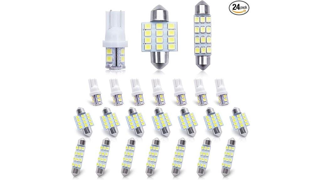24 led bulbs included