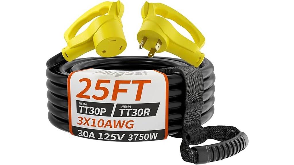 25 ft waterproof power cord