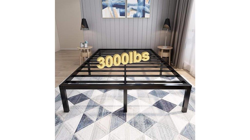 45 minute steel platform bed