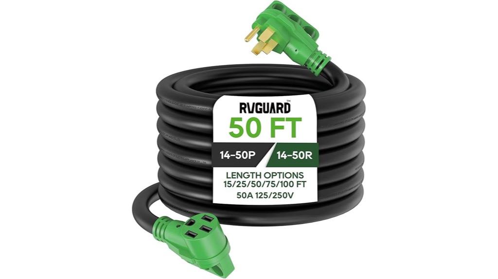 50 foot rv extension cord