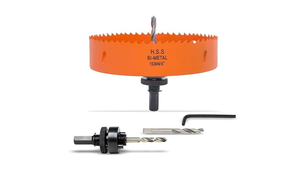 6 inch hole saw kit