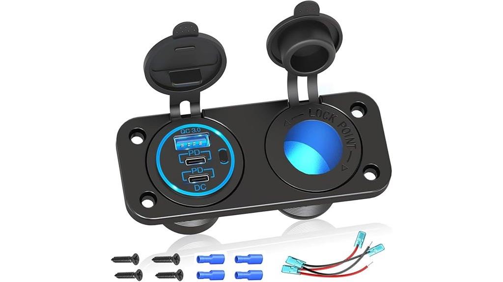 78w 3 port usb charger