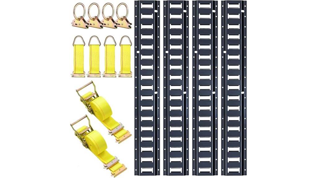 8 foot e track tie downs