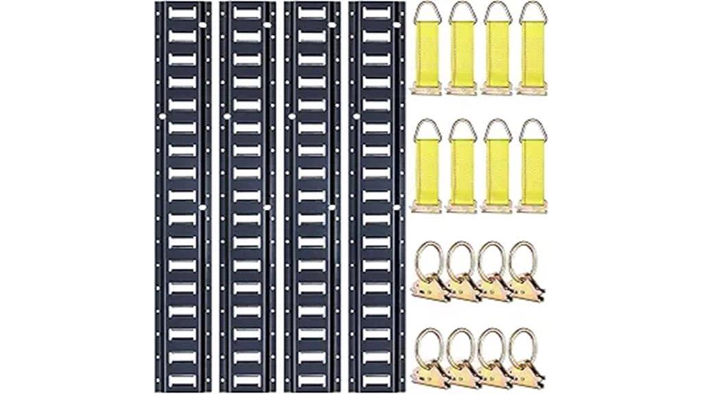 8 foot e track tie downs