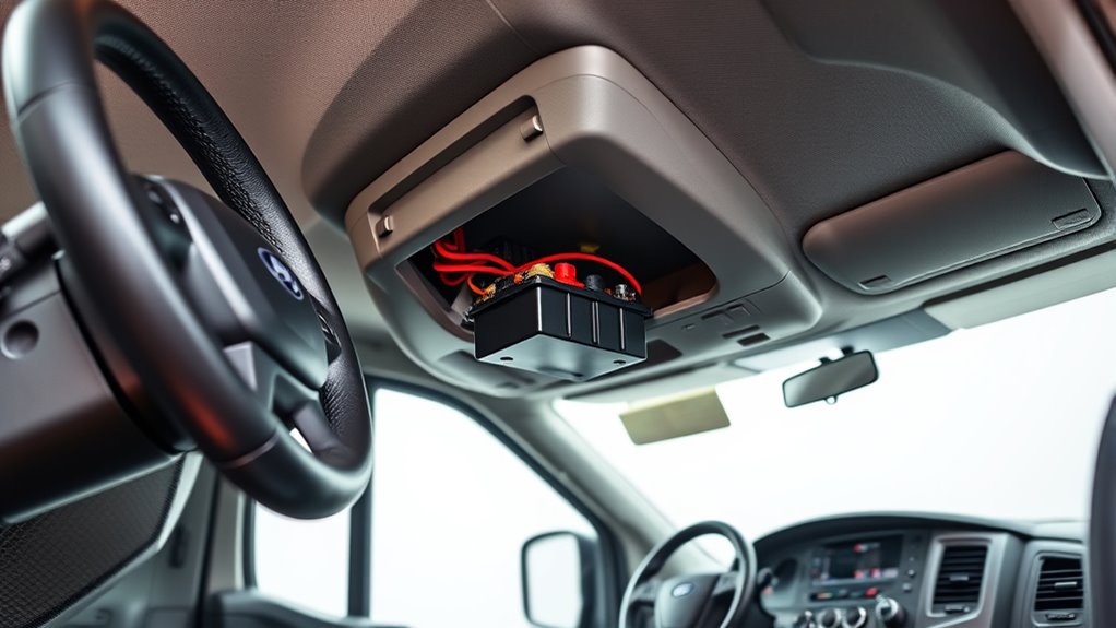 accessing ford transit battery