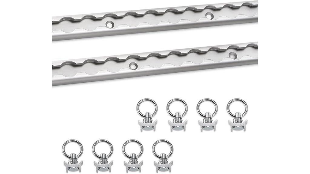 aluminum l track rails