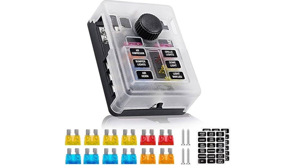 automotive marine fuse box