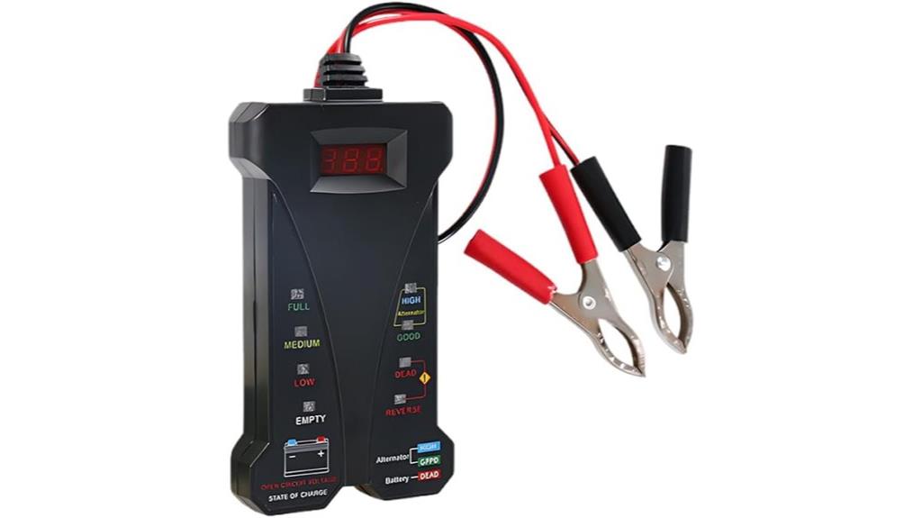 battery tester with display