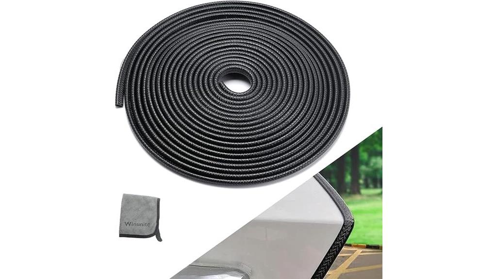 black 16 4ft car edge guards