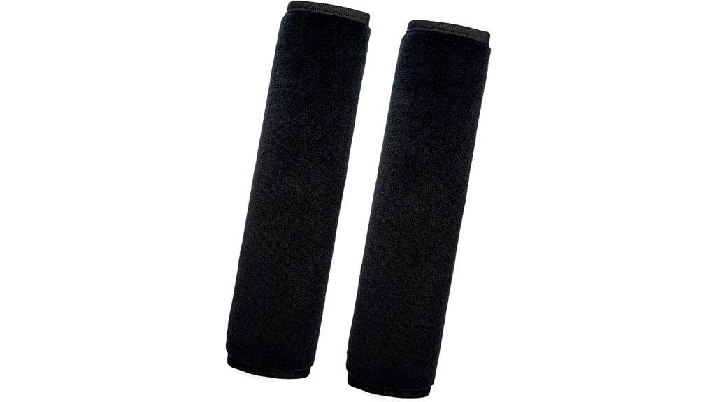 black car seat belt pads