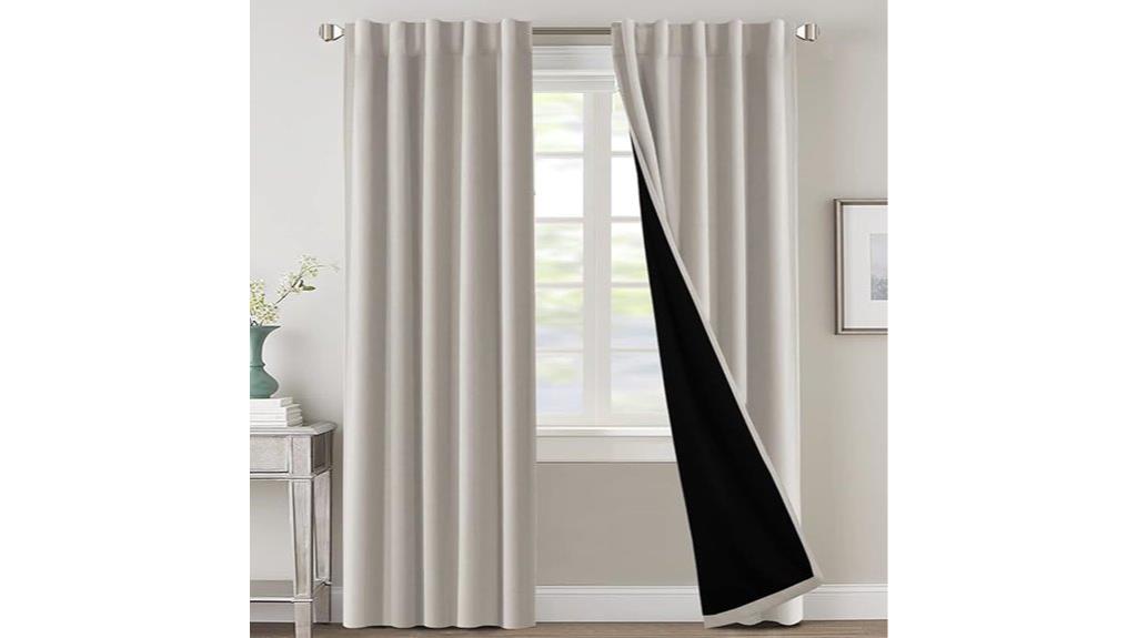 blackout bedroom curtain panels