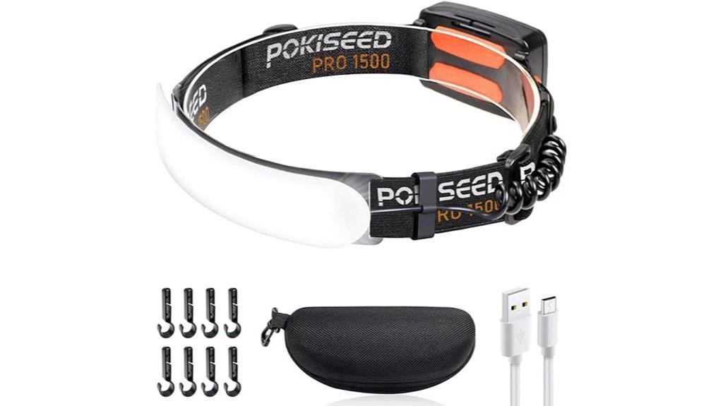 bright waterproof rechargeable headlamp