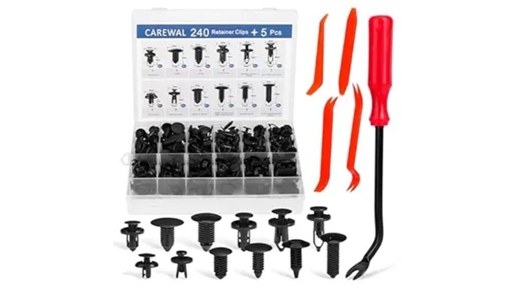 car bumper clip set