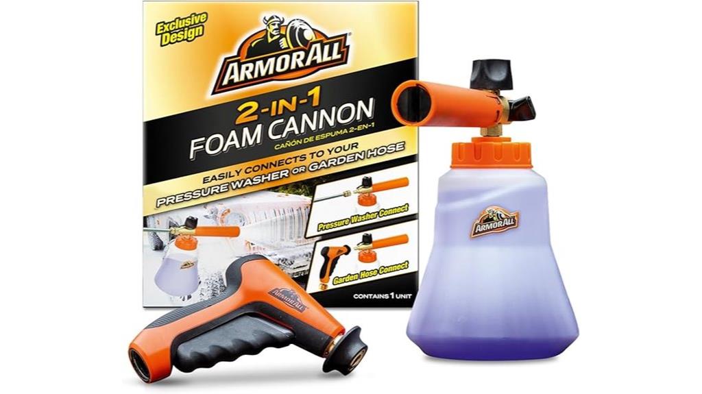 car cleaning foam cannon