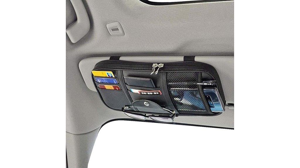car sun visor organizer