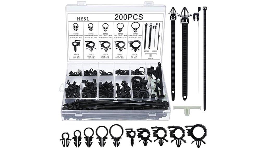 car wire loom clips