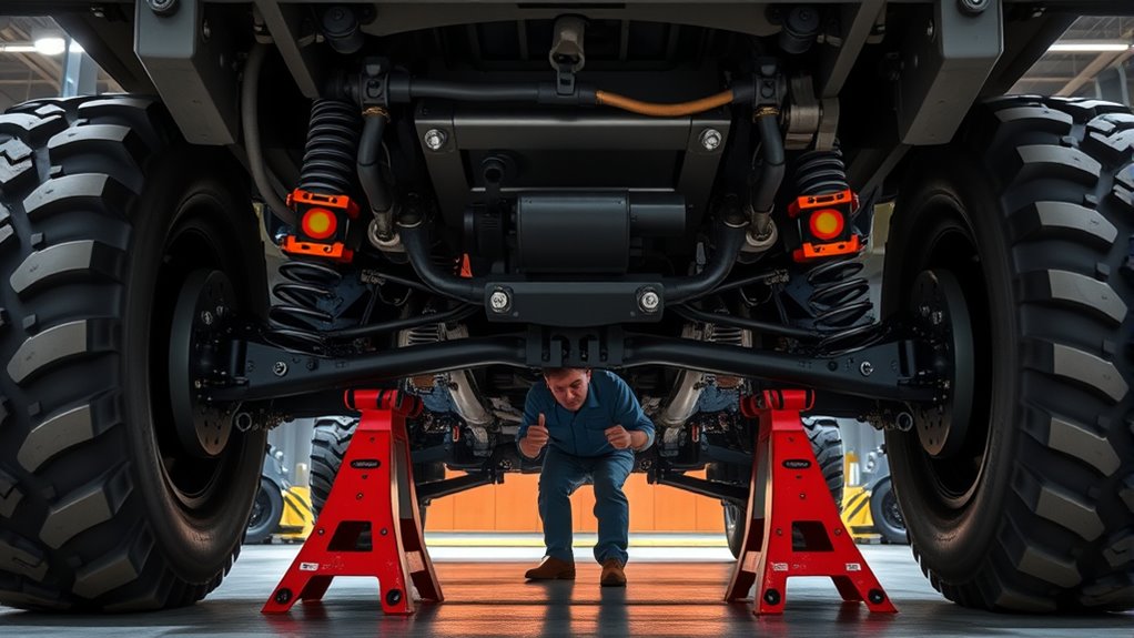 careful lifting of specialized vehicles