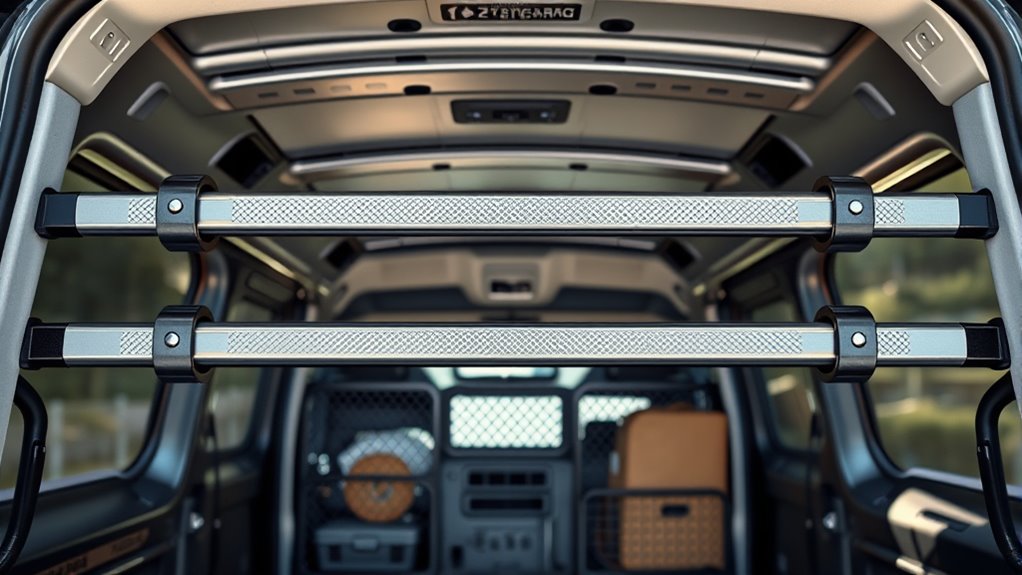 cargo bars must be adjustable