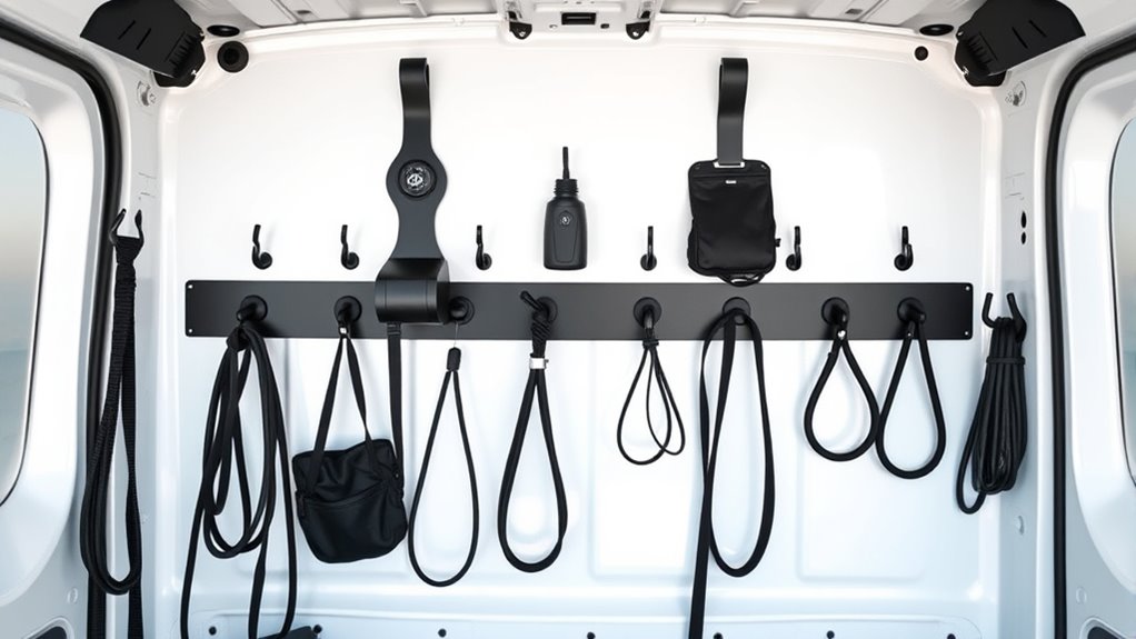 cargo van interior hooks