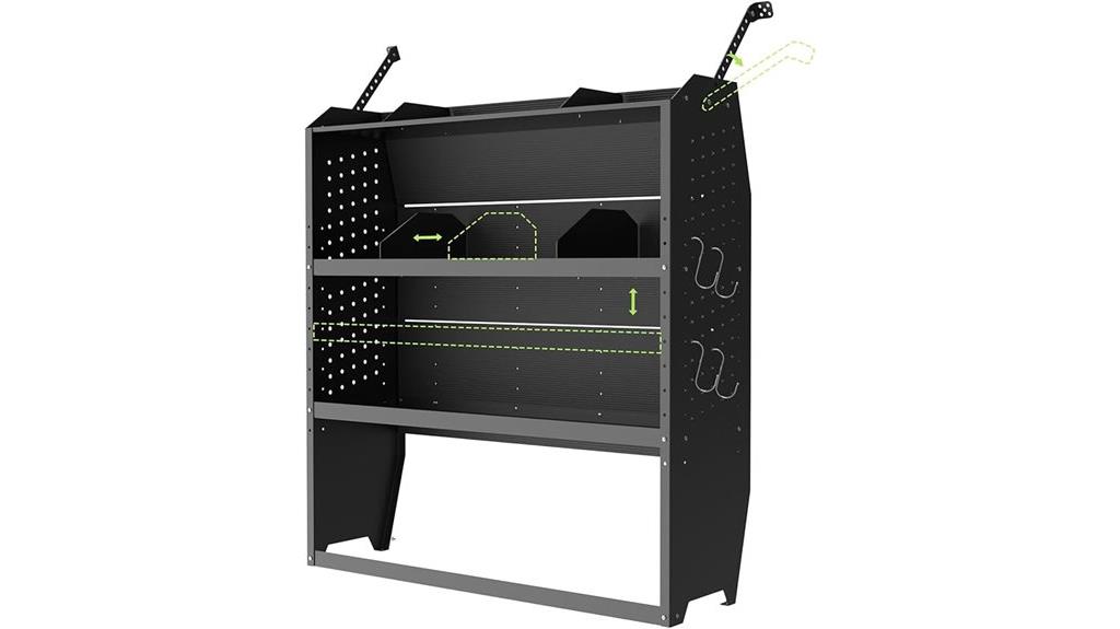 cargo van shelving system