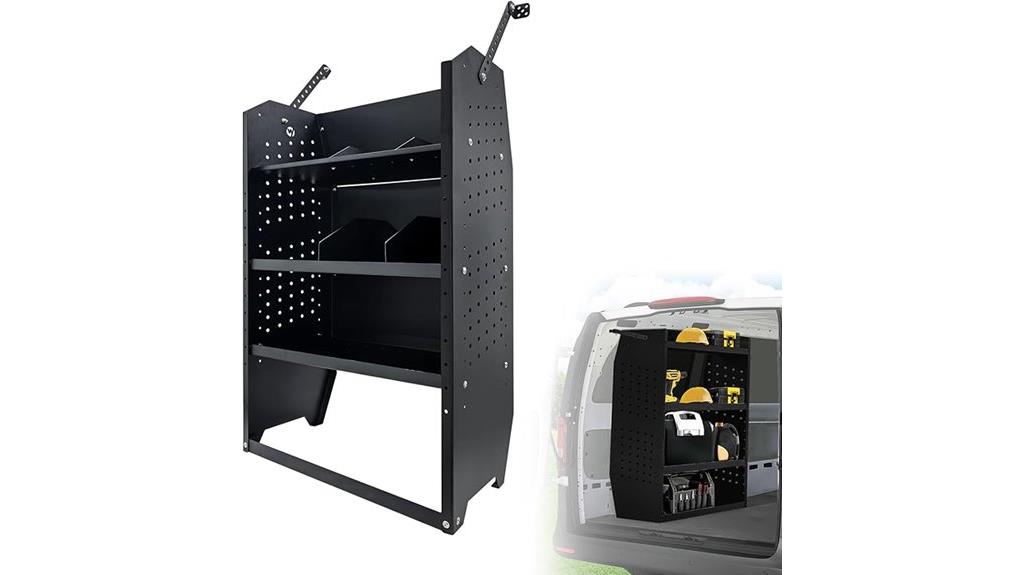 cargo van shelving system