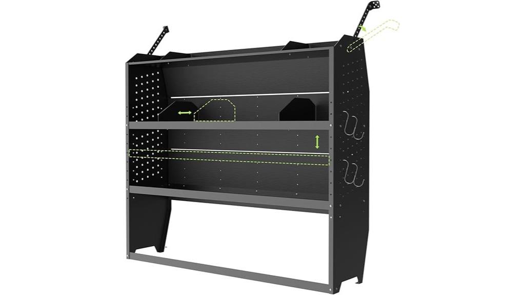 cargo van shelving system