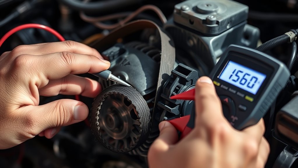 check alternator and wiring