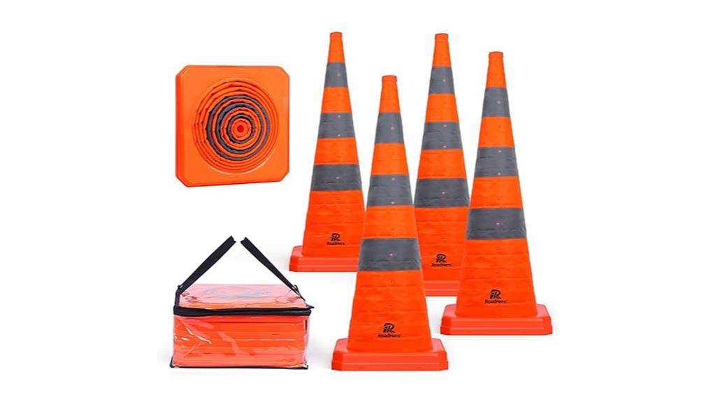 collapsible 36 inch traffic cones