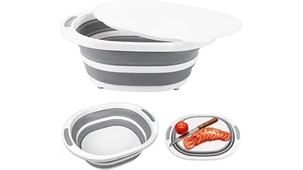 collapsible bbq wash basin