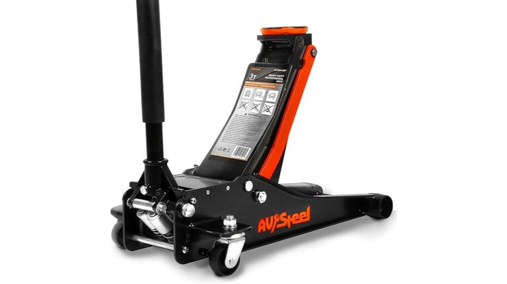 compact dual piston floor jack