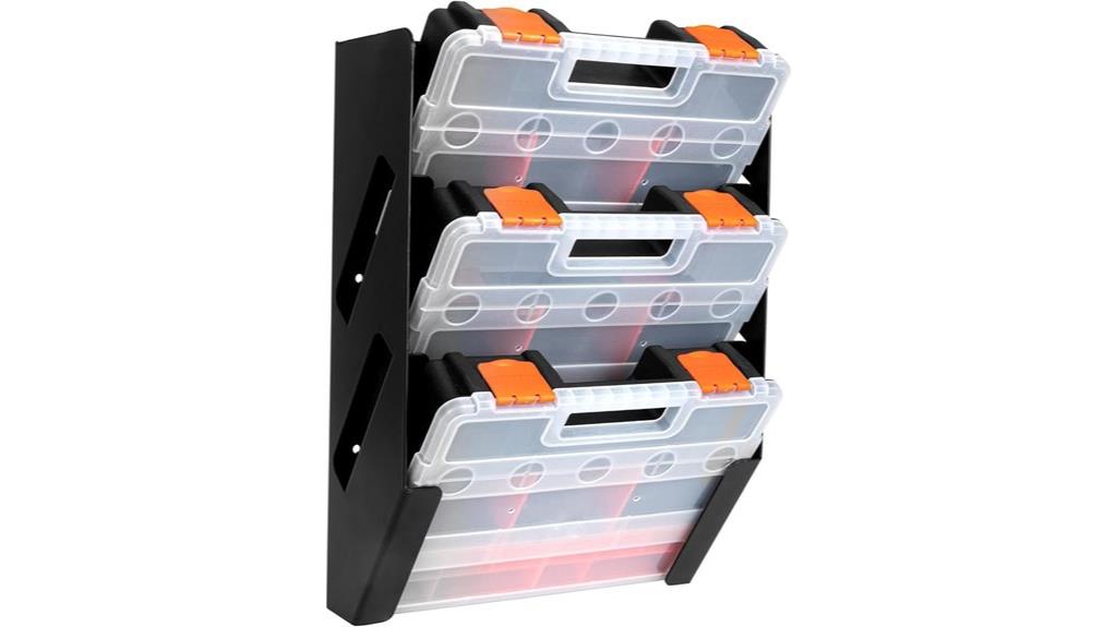 compact small parts storage