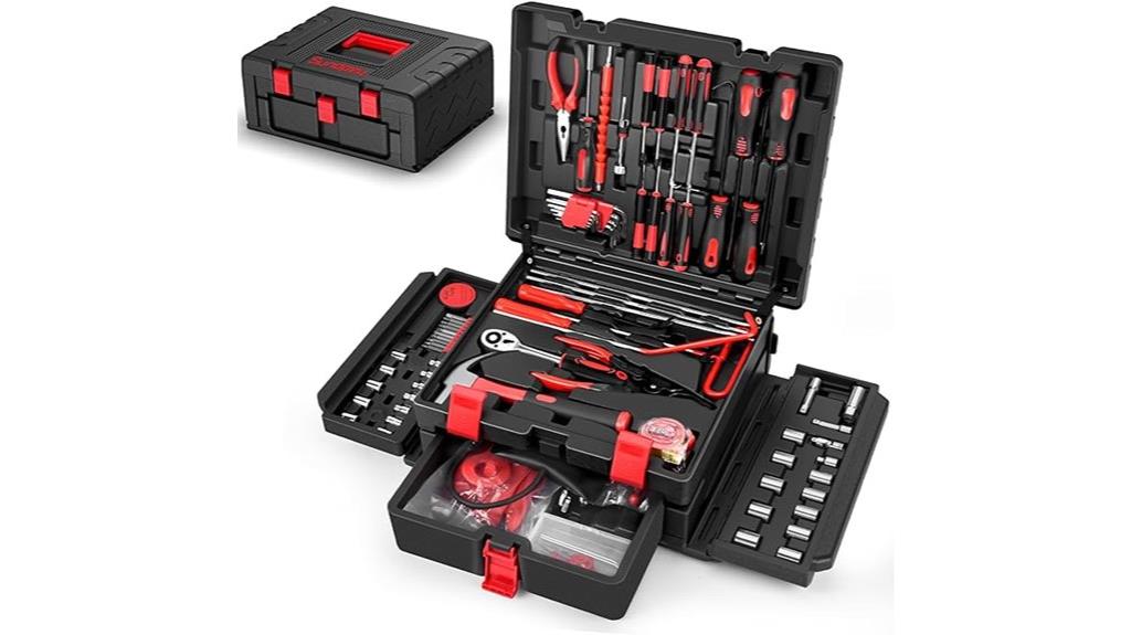 comprehensive 132 piece tool set