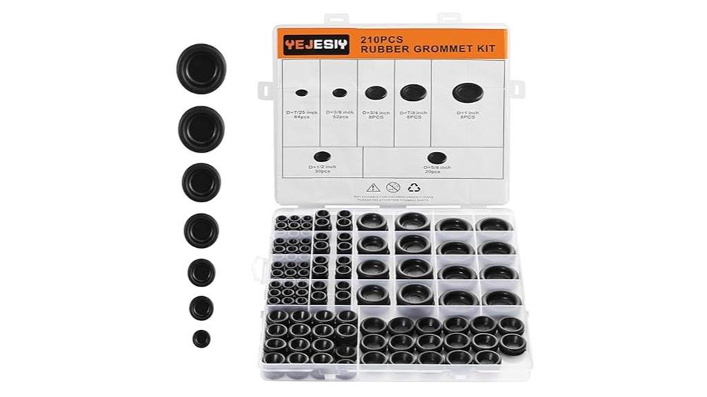 comprehensive rubber grommet set