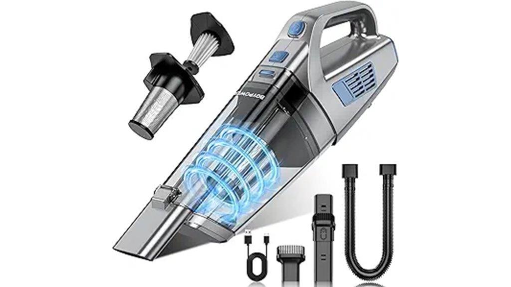 cordless vacuum with suction