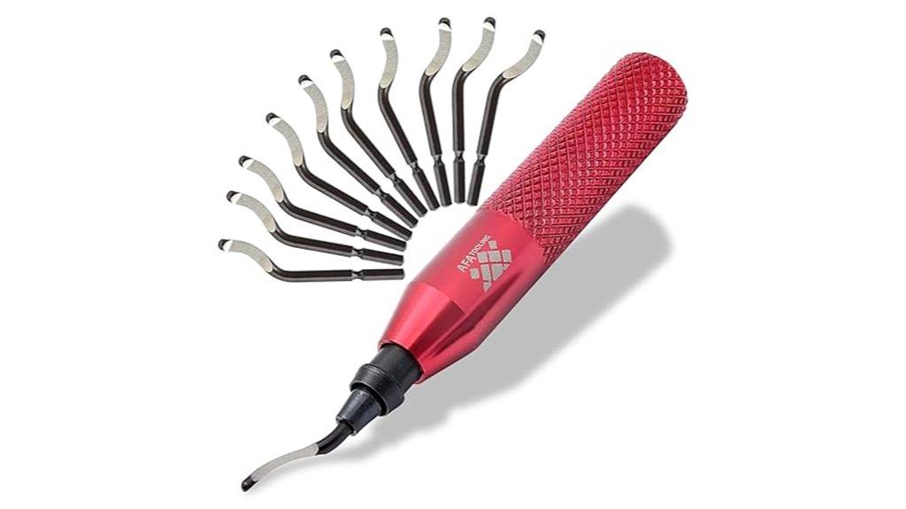 deburring tool with eleven blades