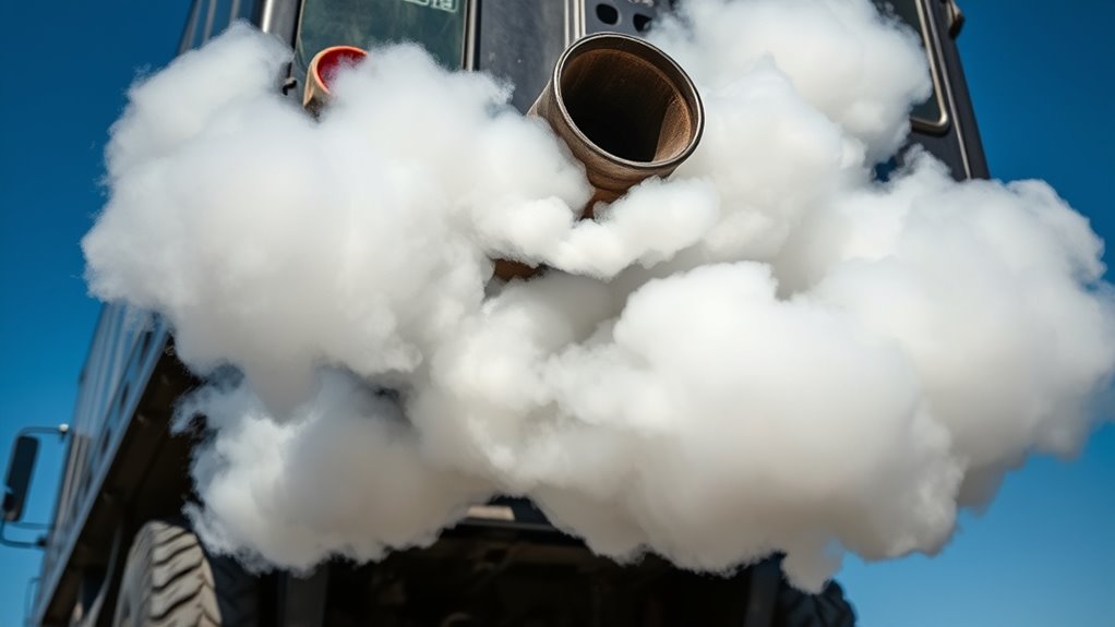 diesel transit white smoke