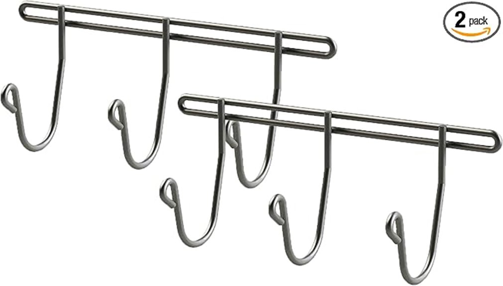 double hook garage organizer