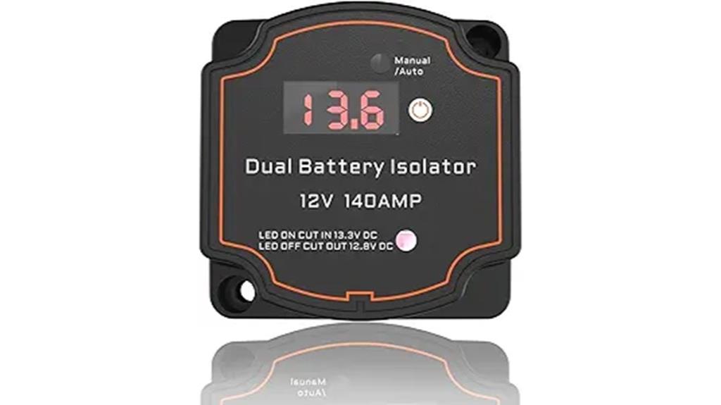 dual battery isolator 12v