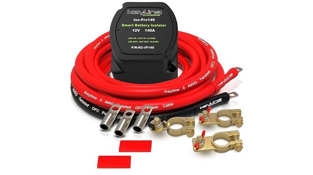 dual battery isolator kit