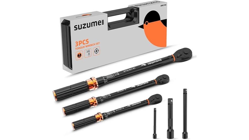 dual direction torque wrench set