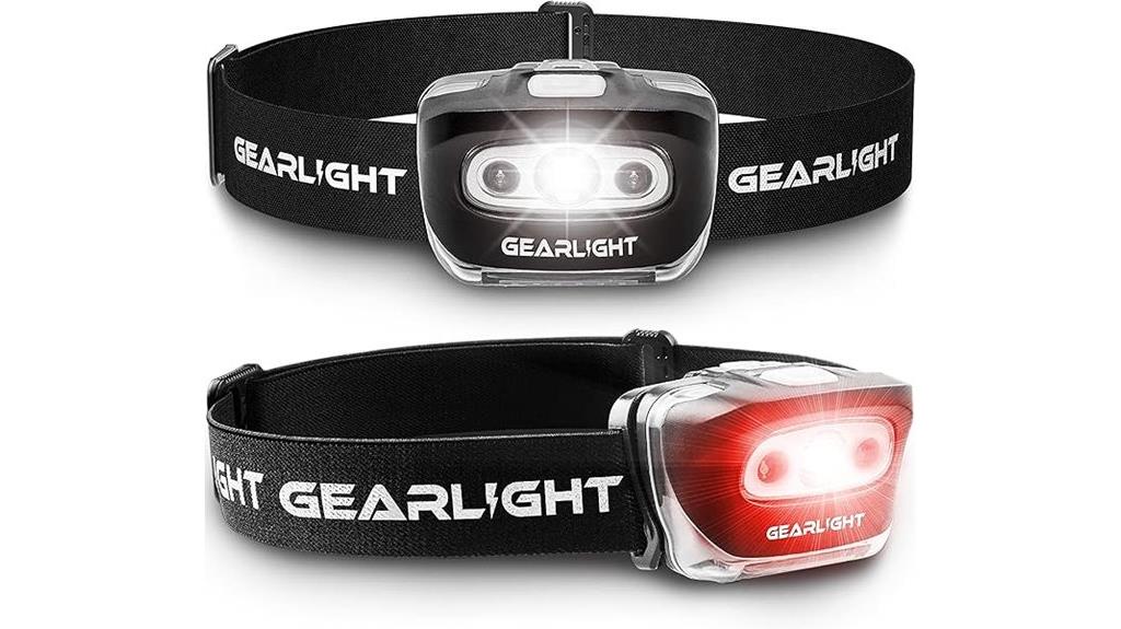 dual led headlamps pack