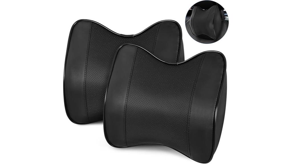 dual memory foam neck pillows