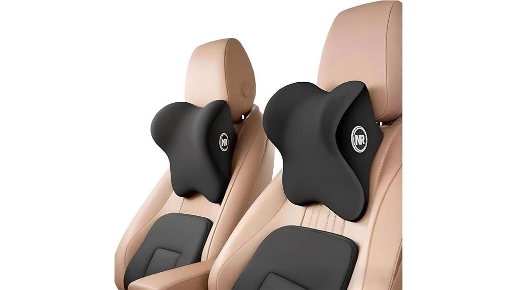 dual neck support pillows