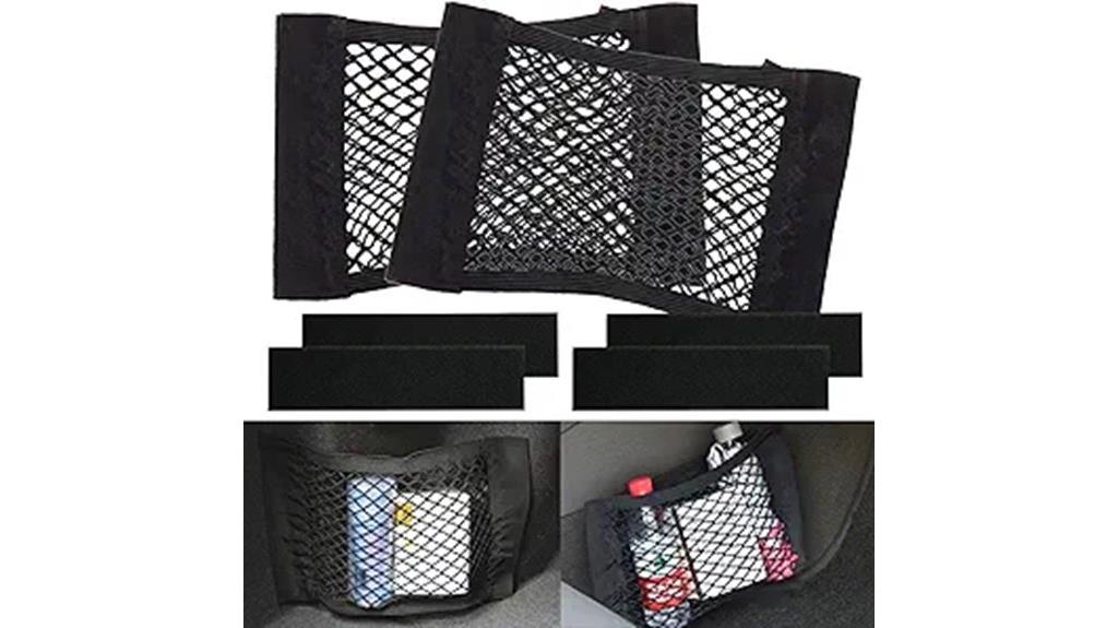 dual pack car cargo nets