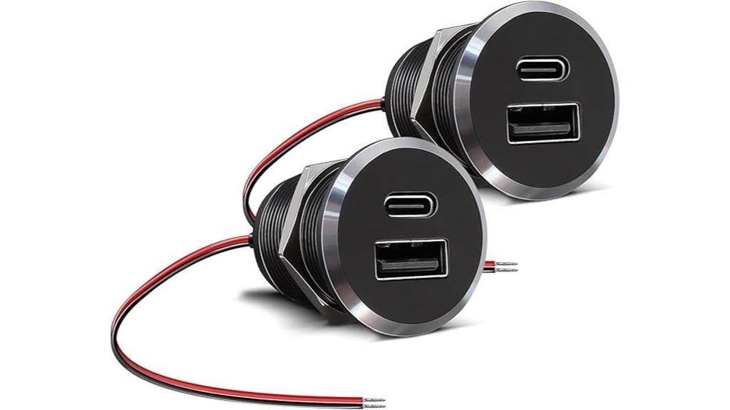 dual usb fast charging