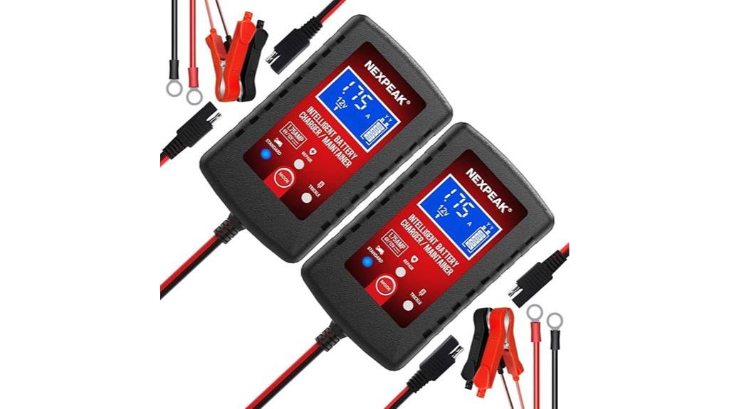 dual voltage battery maintainers