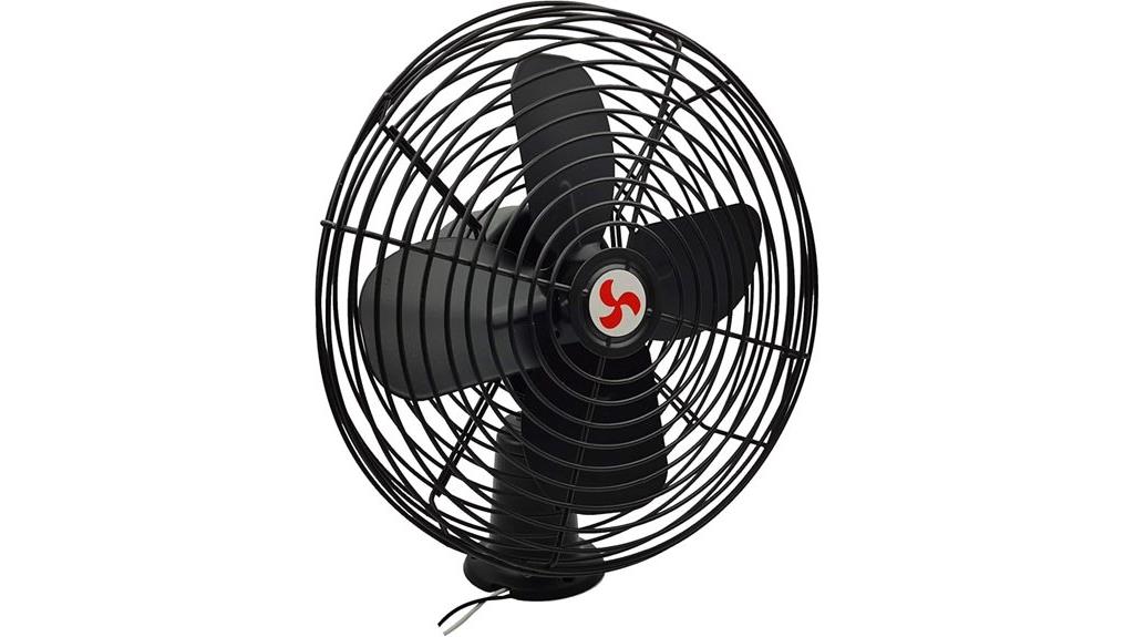 durable metal car fan
