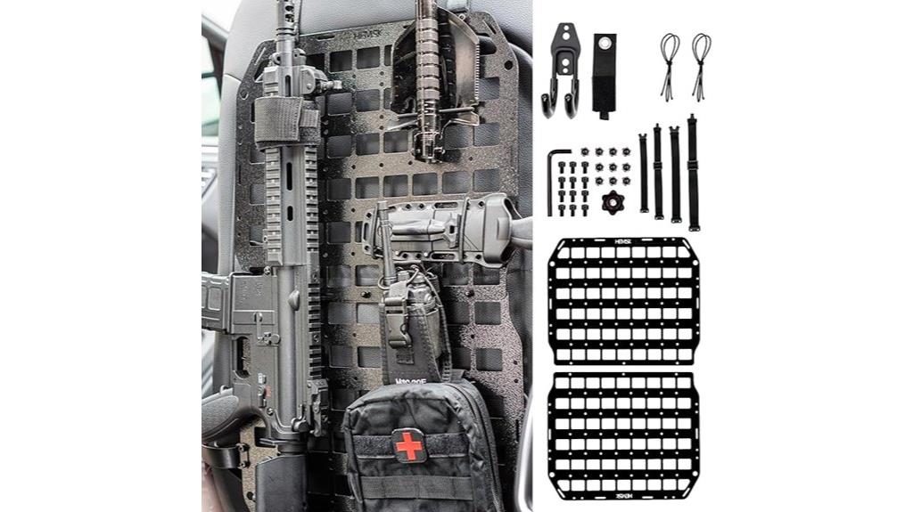 durable vehicle molle panels