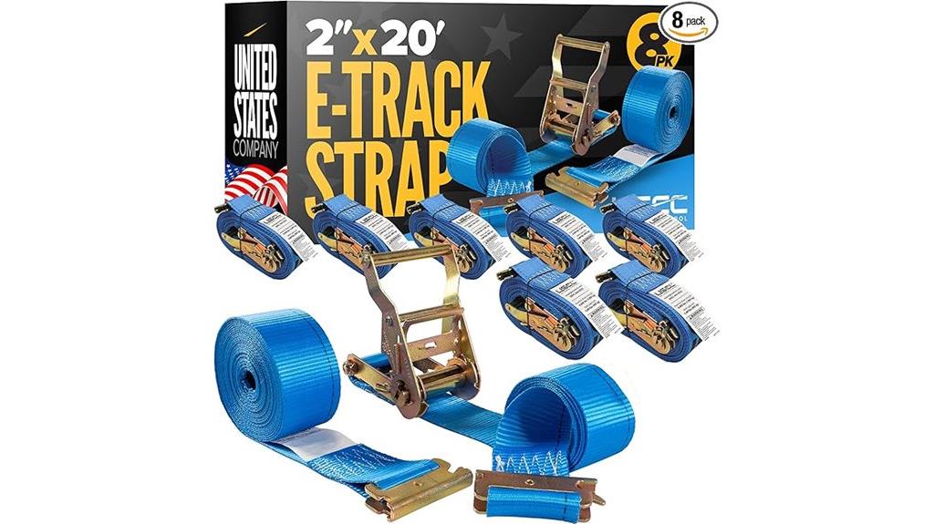 eight pack cargo ratchet straps